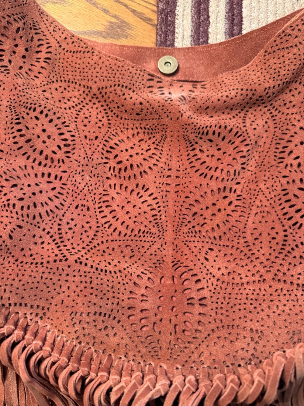 Free People Suede Fringe Bag - Picture 2 of 4